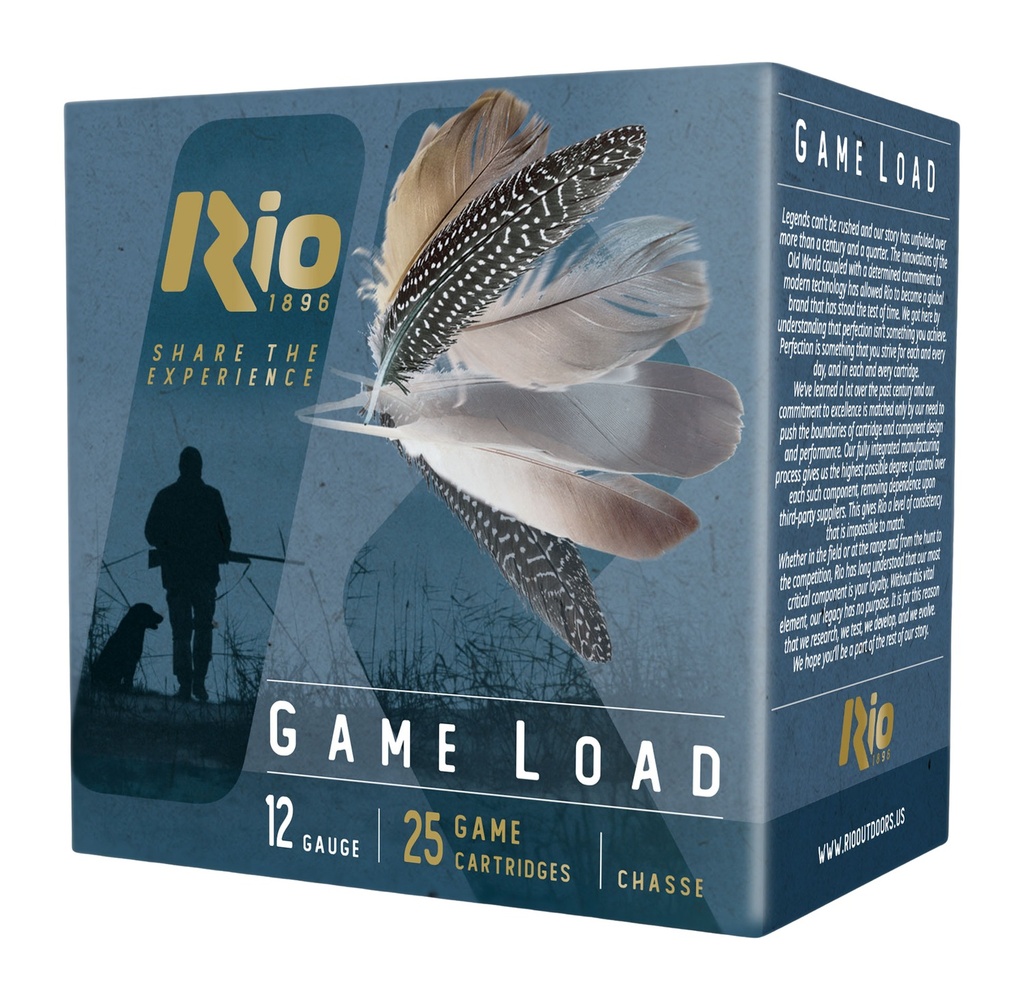 Rio Ammunition SG3275 Game Load Super Game High Velocity 12Gauge 2.75" 1 1/8oz 7.5Shot 25 Per Box/10 Case