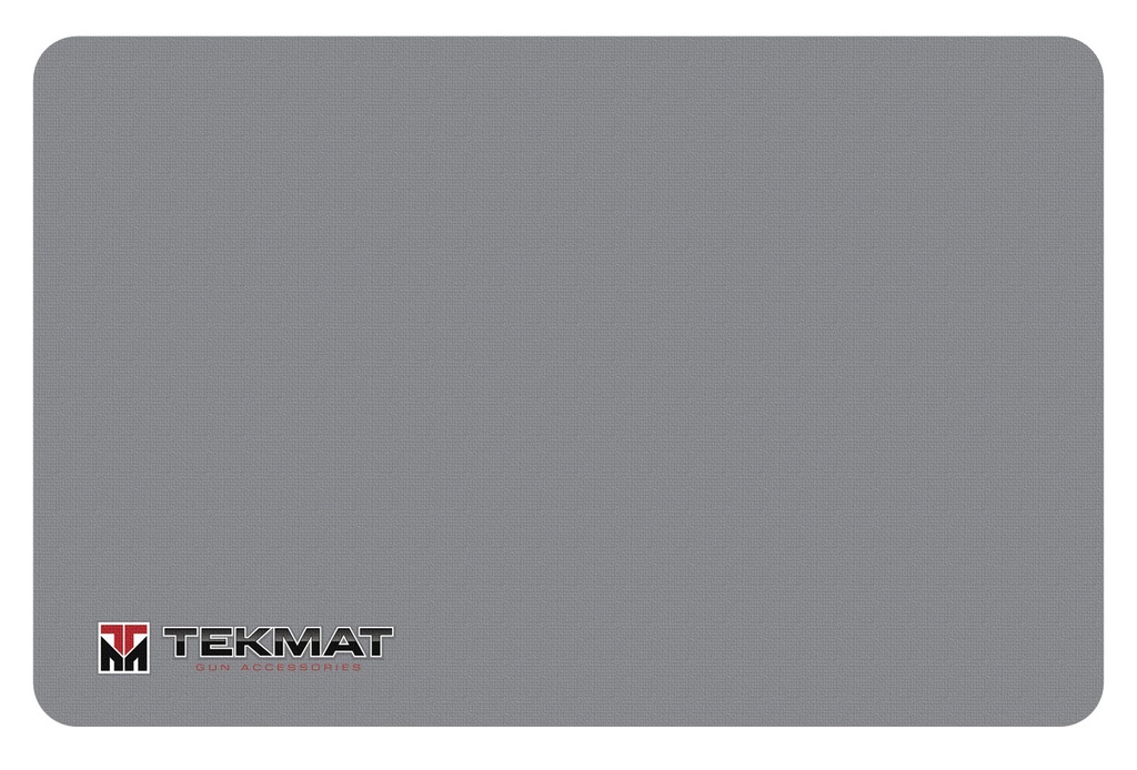 BECK TEK, LLC (TEKMAT) TekMat TEKR17TMLOGOGY  Cleaning Mat Gray Rubber 11"x17" TEKMAT Logo