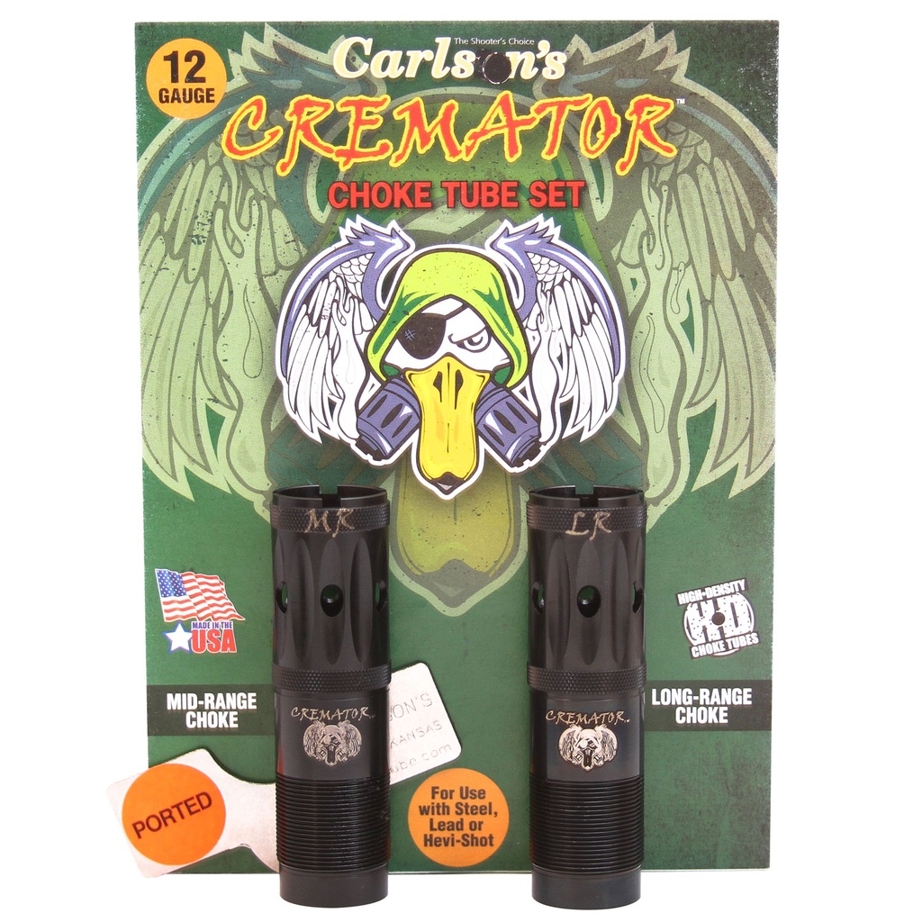 Carlsons Carlson's Choke Tubes 11542 Cremator  Winchester 12 Gauge Mid/Long Range Ported 17-4 Stainless Steel