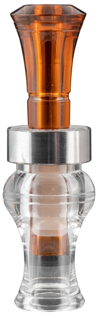 MO TACTICAL PRODUCTS LLC Echo Calls 77806 Timber Bourbon & Water Double Reed Mallard Sounds Attracts Ducks Brown/Clear Polycarbonate