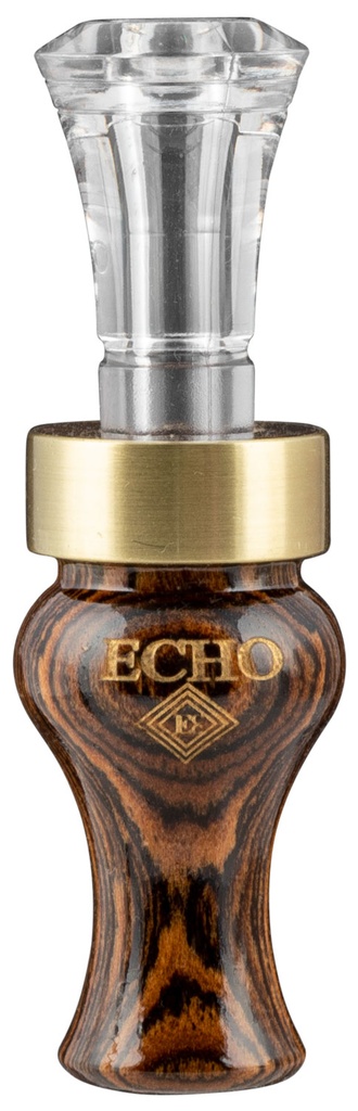 MO TACTICAL PRODUCTS LLC Echo Calls 90016 Timber  Double Reed Mallard Sounds Attracts Ducks Brown Bocote Timber