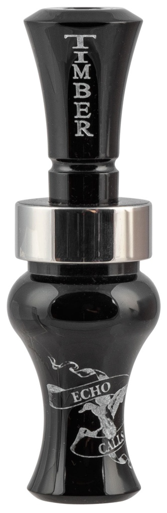 MO TACTICAL PRODUCTS LLC Echo Calls 77715 Timber  Single Reed Attracts Ducks Black Acrylic