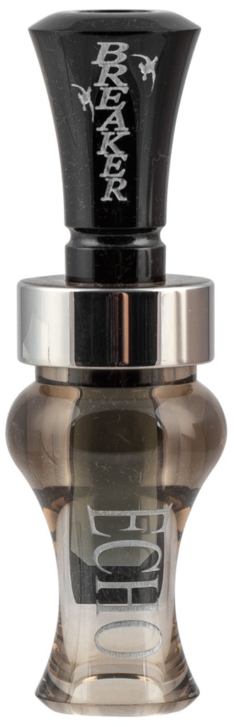 MO TACTICAL PRODUCTS LLC Echo Calls 78908 Breaker  Single Reed Mallard Hen Sounds Attracts Ducks Smoke Acrylic