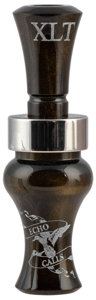 MO TACTICAL PRODUCTS LLC Echo Calls 78900 XLT  Single Reed Mallard Sounds Attracts Ducks Black Gold Pearl Acrylic