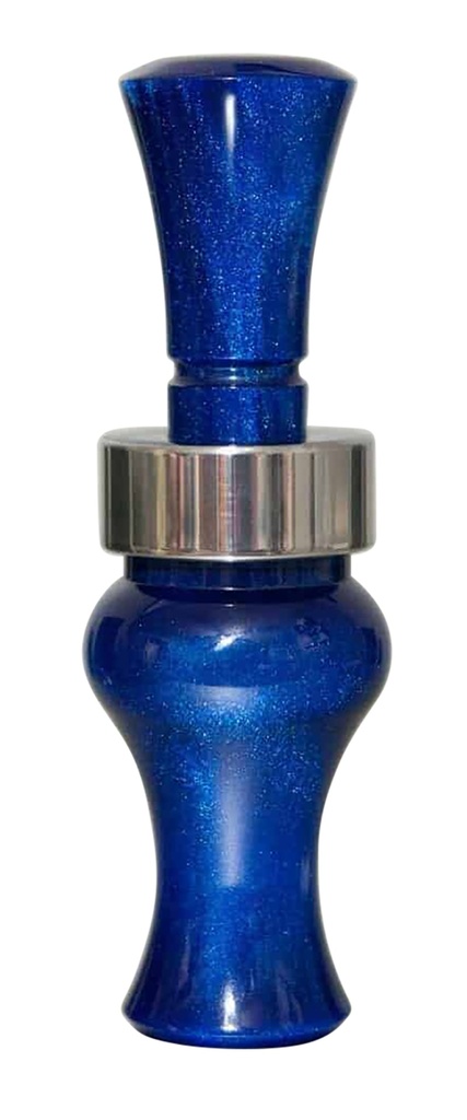 MO TACTICAL PRODUCTS LLC Echo Calls 79014 Meat Hanger  Double Reed Mallard Sounds Attracts Ducks Blue Pearl Acrylic