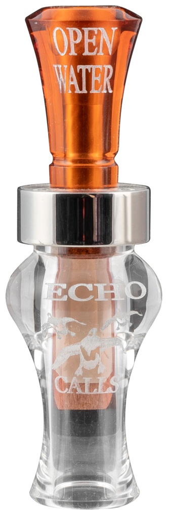 MO TACTICAL PRODUCTS LLC Echo Calls 77758 Open Water  Single Reed Mallard Sounds Attracts Ducks Bourbon Acrylic