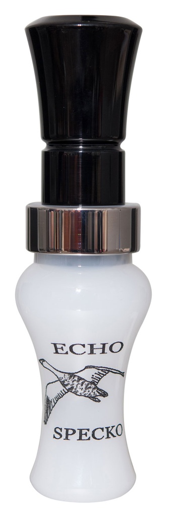 MO TACTICAL PRODUCTS LLC Echo Calls 90011 Specko  Open Call Specklebelly Sounds Attracts Geese Black/Pearl Acrylic