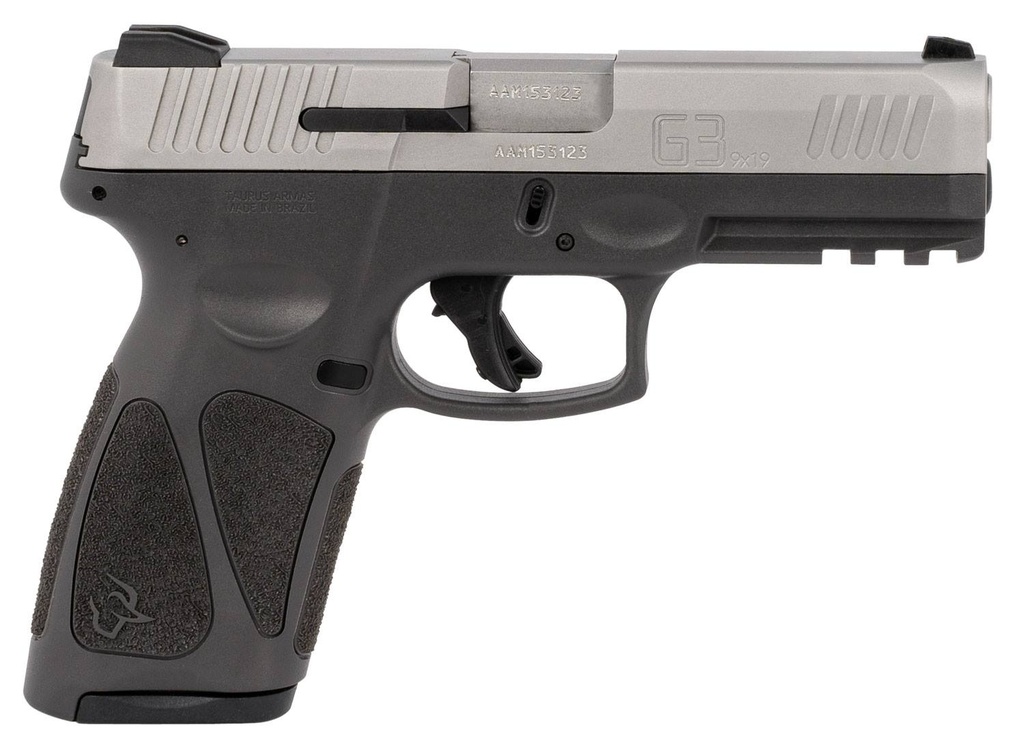 Taurus G3 9MM SS/GRAY 4" 15+1       #