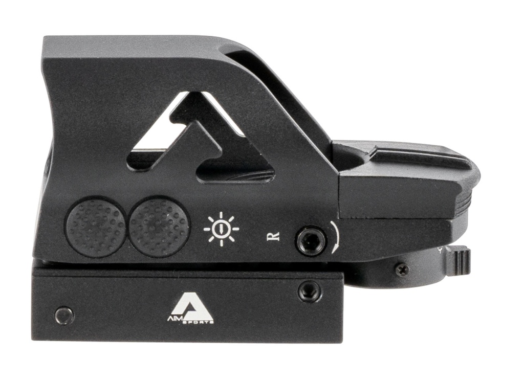 Aim Sports RT506C Full-Size Reflex Sight  Matte Black 1x34mm Red/Green Multi Reticle