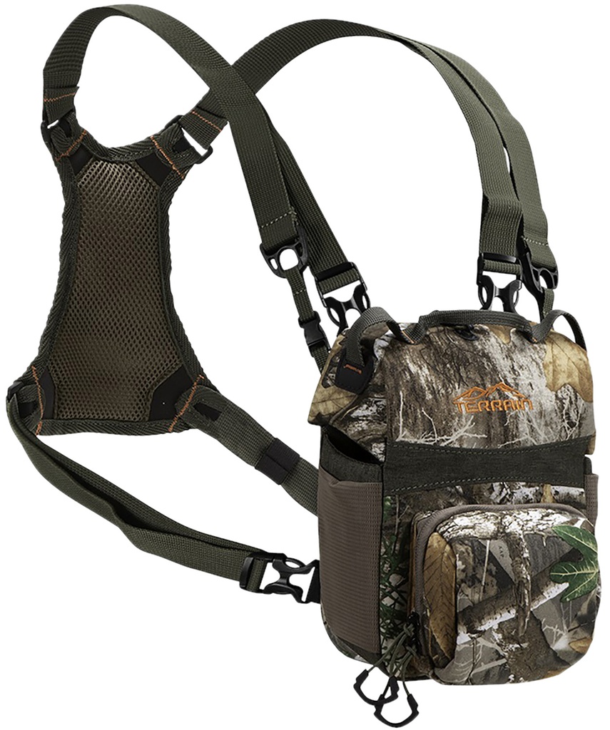 Terrain 19220 Mesa Deluxe Bino Pack Realtree Edge Back Harness Magnetic Closure