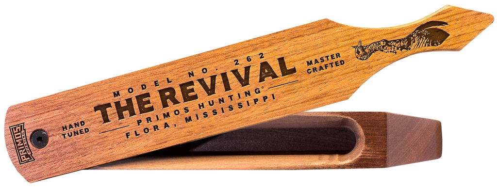 Primos PS262 Revival  Box Call Attracts Turkeys Brown Wood