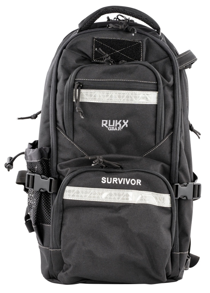 Rukx Gear ATICTSURB Survivor Backpack Black 600D Polyester