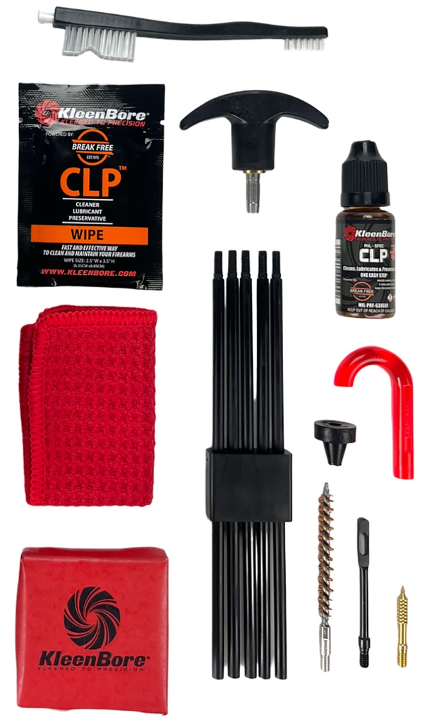 Kleen-Bore KleenBore K204 Rifle Classic Cleaning Kit .25/ .243/ 6.5mm Cal