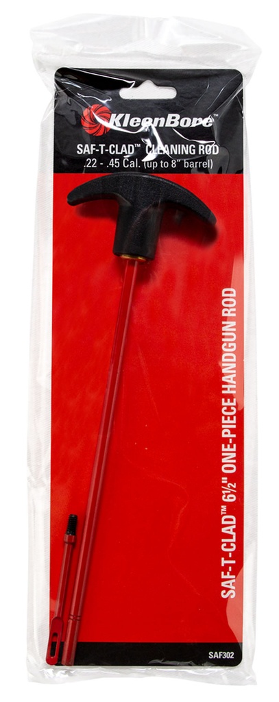 Kleen-Bore KleenBore SAF302 SAF-T-CLAD Cleaning Rod .22 - .45 Cal Handgun 6.5" w/Swivel Handle