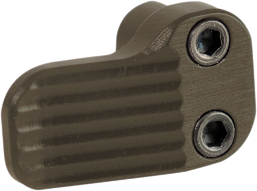 Timber Creek Outdoors AREMRFDE AR Extended Magazine Release Flat Dark Earth Cerakote Aluminum