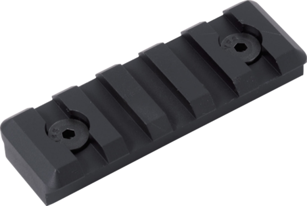Timber Creek Outdoors M5SPRBL M-LOK 5 Slot Picatinny Rail  Black Anodized