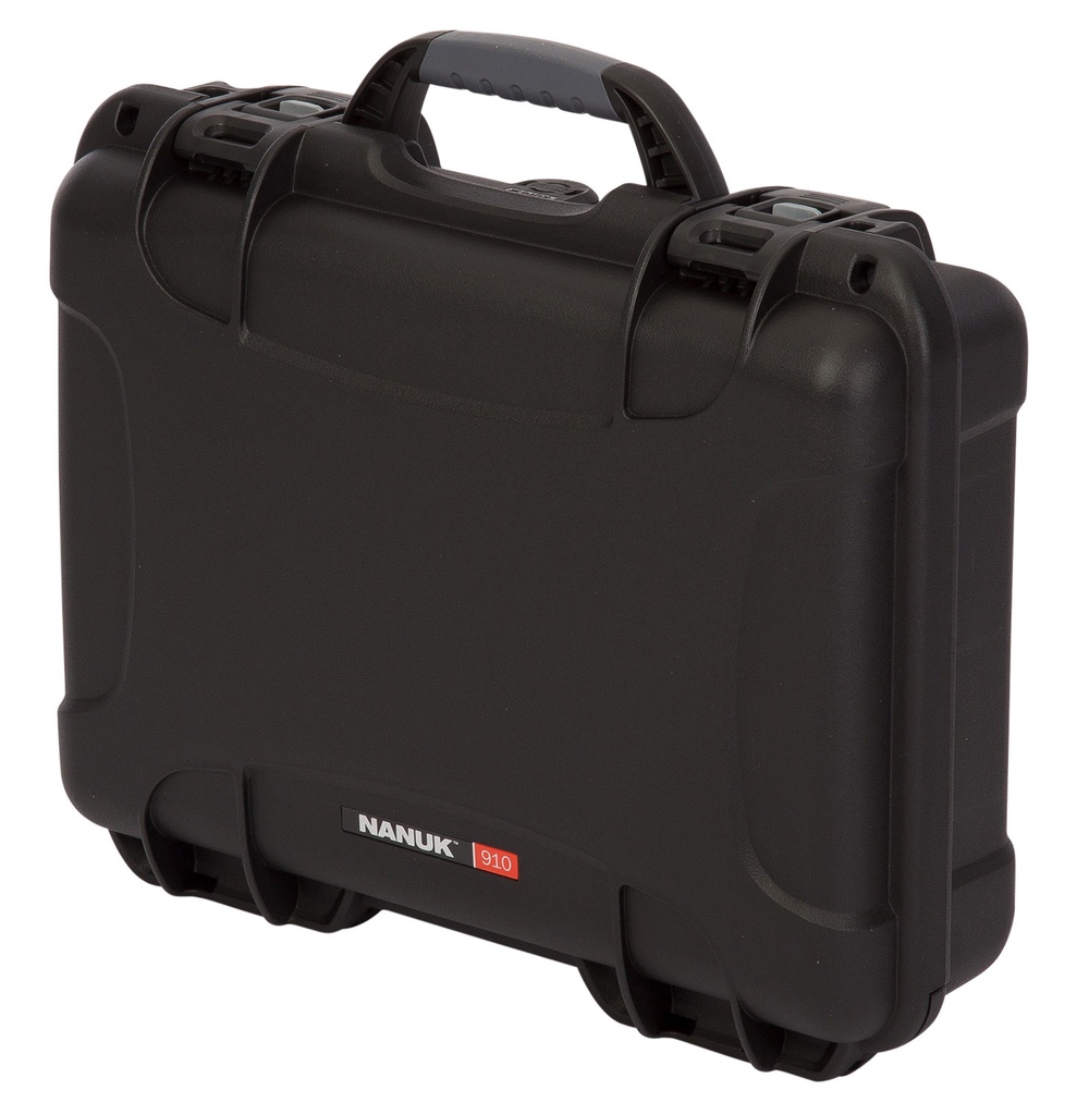 Nanuk 9101001 910  Waterproof Black Resin w/ Foam Padding&Airline Approved