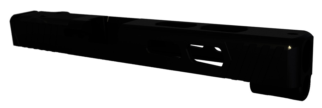 Rival Arms RA10G705A Precision Slide A1 Docter Cut Black QPQ Case Hardened 17-4 Stainless Steel for Glock 34 Gen 3