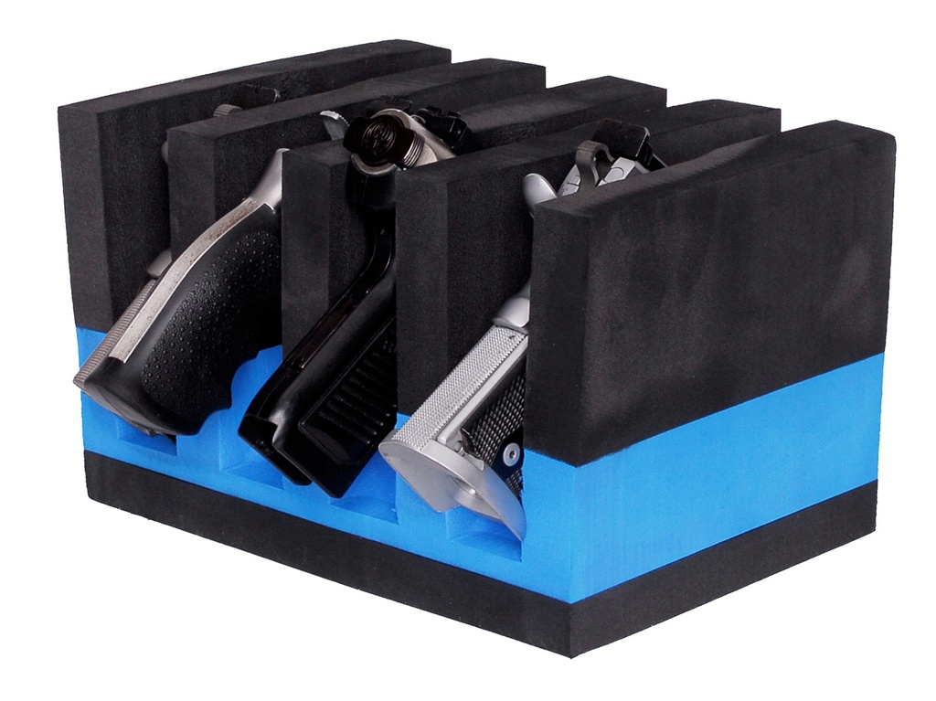 G*Outdoors GPS Bags F400CRN Pistol Cradle  Foam Holds 4 Handguns