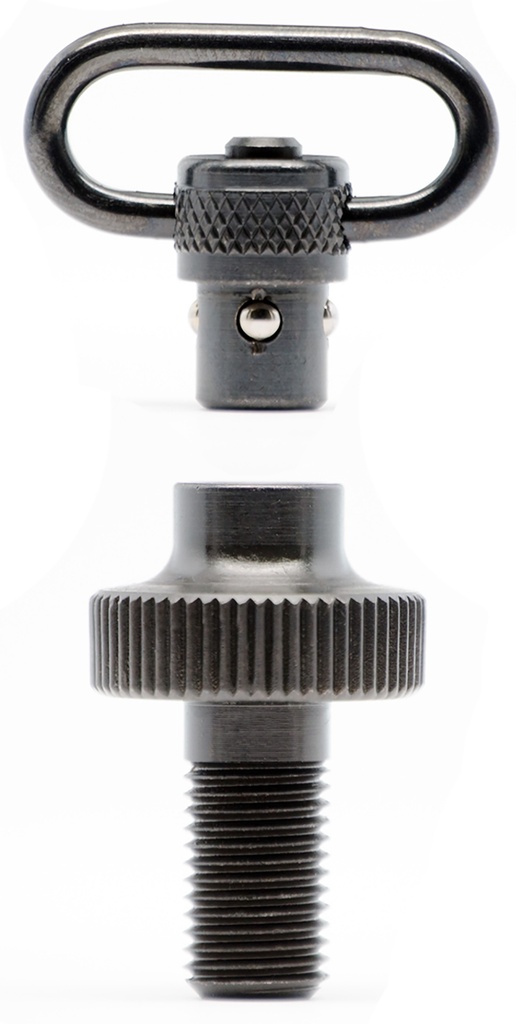 GrovTec US Inc GTSW308 Mag Cap  Shotgun 1" Push Button Black Oxide Mossberg 500 12 Gauge Steel