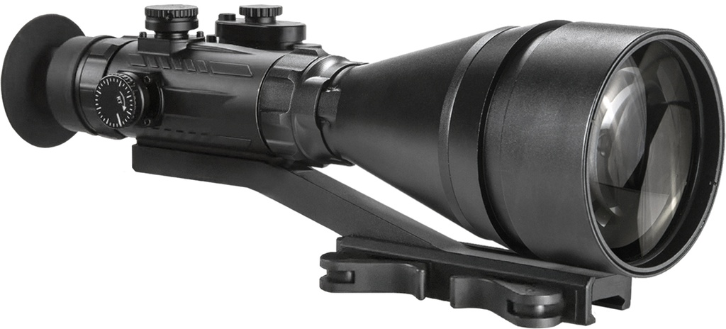 AGM Global Vision 15WP6623453111 Wolverine Pro-6 3AL1 Night Vision Riflescope Matte Black 6x100mm Gen 3 Auto Gated Level 1 Illuminated Red Chevron w/Ballistic Drop Reticle
