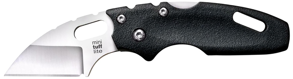 Cold Steel CS20MT Tuff Lite  Mini 2" Folding Sheepsfoot Plain 4034 SS Blade, 3" Black Griv-Ex Handle, Includes Pocket Clip