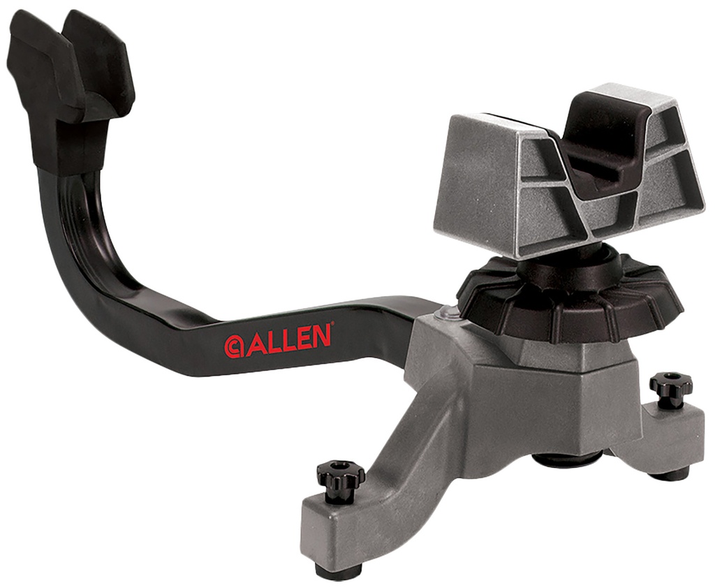 Allen 21920 Accutrak  Shooting Rest Black Polypropylene w/Solid Metal Spine, Elevation Adjustment Screw & Rubber Rear Support