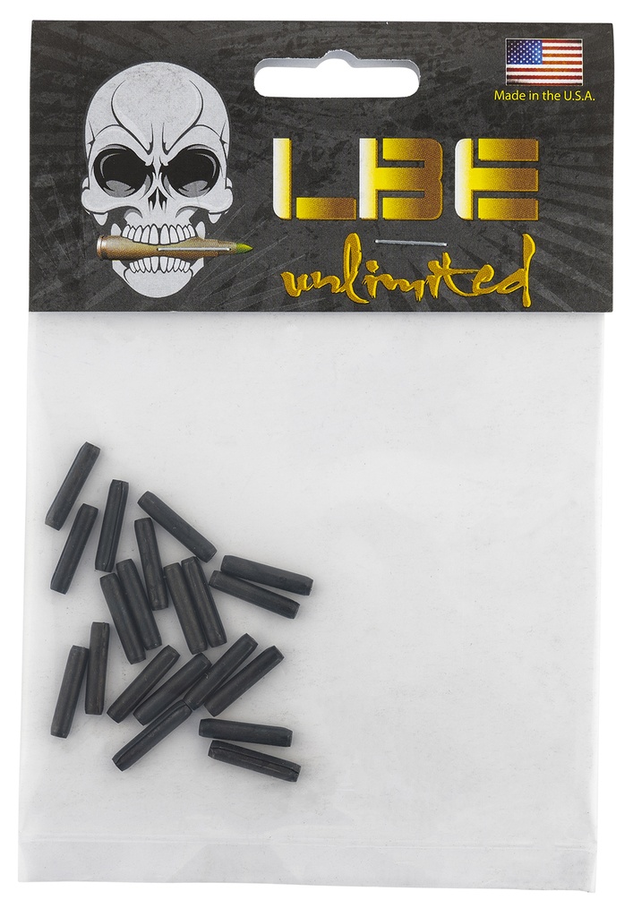 LBE Unlimited ARTGRP20PK Trigger Guard  Roll Pins for AR-15 Black (20 pc)