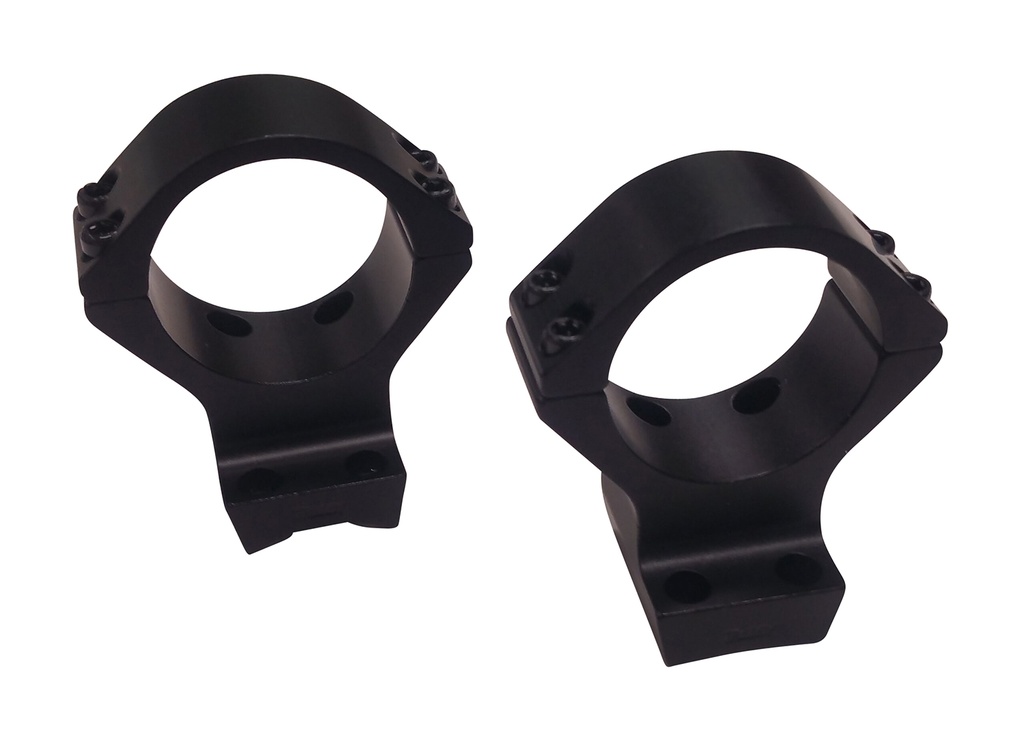 Talley 850735 Scope Mount/Ring Combo  Black Anodized Aluminum 34mm Tube X-Bolt High Rings Short/Long Action 0 MOA