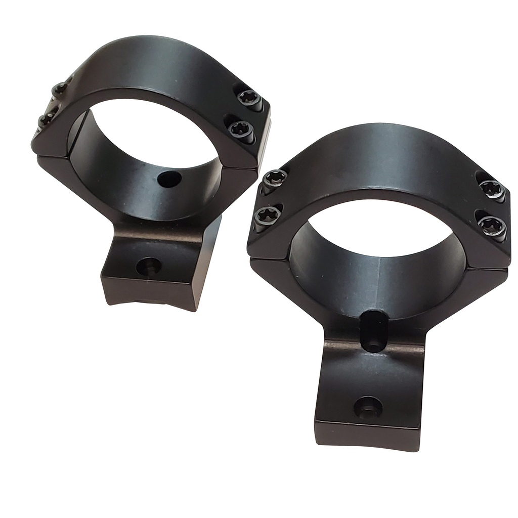 Talley 730700LM Scope Mount/Ring Combo  Black Aluminum 30mm Tube Christensen Arms Ridgeline/Mesa Low Rings Long Action 20 MOA