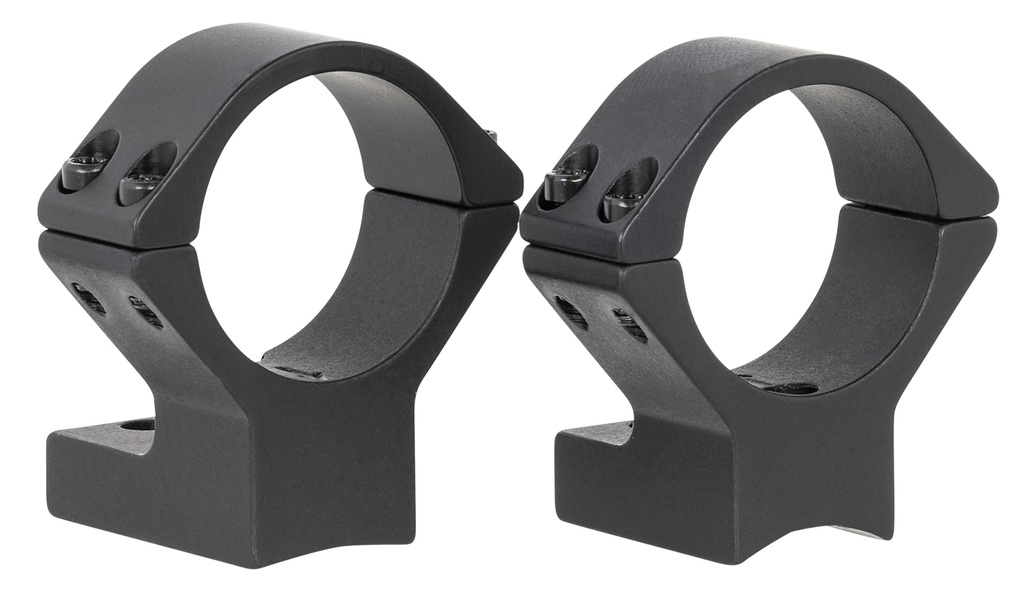Talley 740700LM Scope Mount/Ring Combo  Black Anodized 6061 T-6 Aluminum 30mm Tube Remington 700/721/722/725/40X Medium Rings Long Action 20 MOA