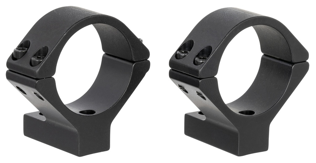 Talley 730759 Scope Mount/Ring Combo  Black Anodized Aluminum 30mm Tube Tikka T1/T1X Low Rings 0 MOA