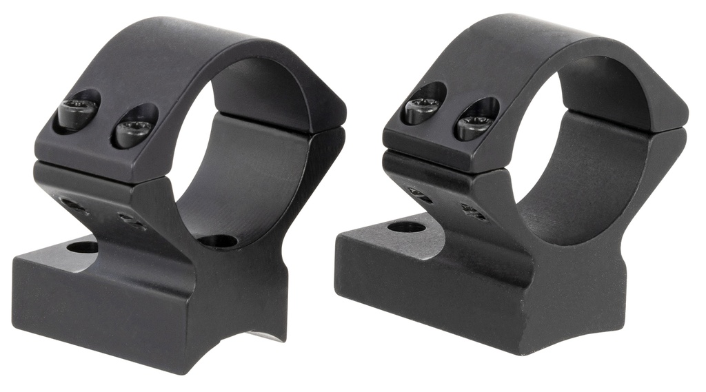 Talley 930706 Scope Mount/Ring Combo  Black Anodized Aluminum 1" Tube Weatherby Mark V Low Rings Non-Magnum Action 0 MOA