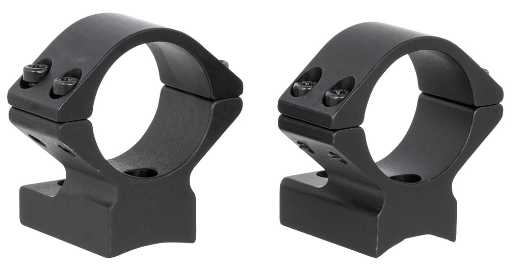 Talley 930765 Scope Mount/Ring Combo  Black Aluminum 1" Tube Winchester XPR Low Rings 0 MOA