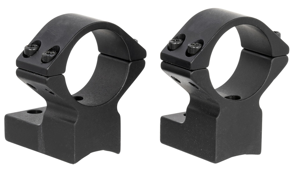 Talley 95X702 Scope Mount/Ring Combo  Black Aluminum 1" Tube Winchester Model 70 High Rings 0 MOA