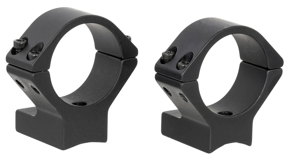Talley 730702 Scope Mount/Ring Combo  Black Aluminum 30mm Tube Winchester Model 70 Low Rings 0 MOA
