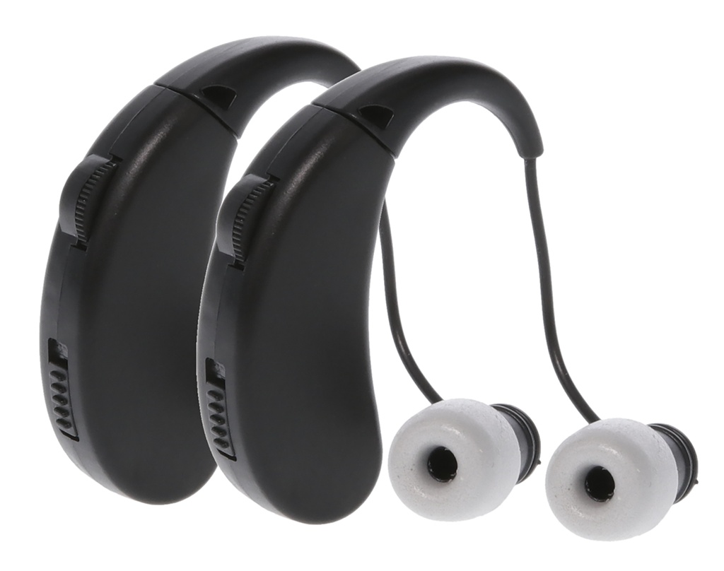 Walkers Game Ear Walker's GWPRCHUE2PK Ultra Ear BTE Hearing Enhancer 22 dB Behind the Ear Rechargeable 2 Pack