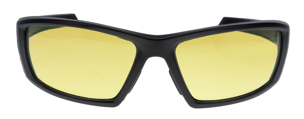 Walkers Game Ear Walker's GWPIKNFF4AMB Ballistic Eyewear IKON Vector Adult Amber Lens Matte Black Frame