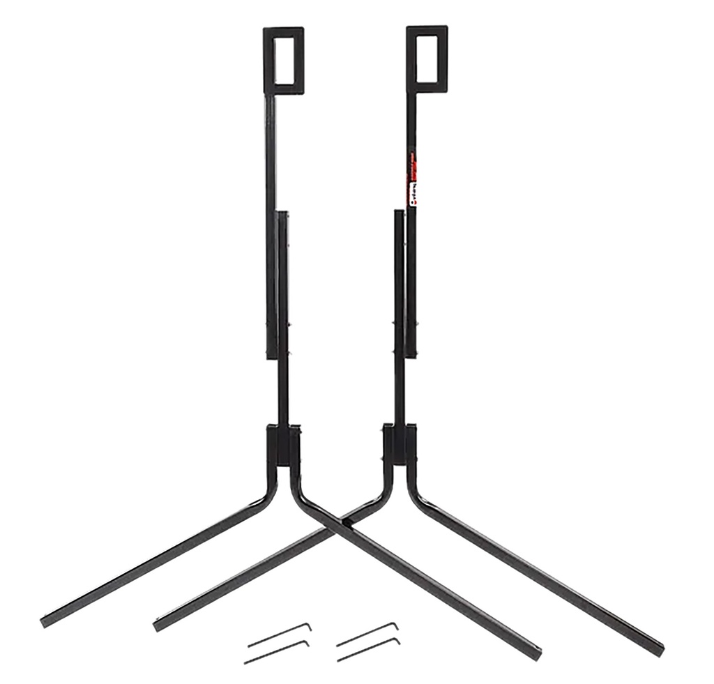 Viking Solutions VKSVGK004 Adjustable Target Stand  Black Steel