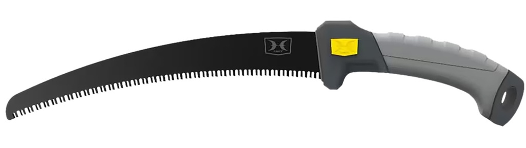 Hawk HWKPBSAW Pruning  Fixed High Carbon Steel Aluminum 11", Black Titanium Nitride Finish, TPR Grip