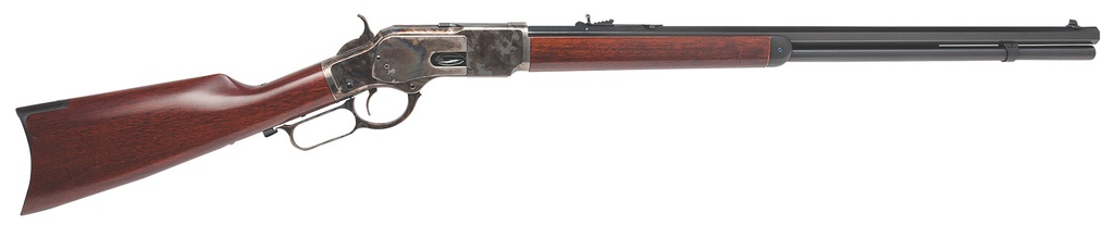 Cimarron CA282 1873 Sporting Full Size 45 Colt (Long Colt) 13+1 24" Blued Octagon Barrel, Color Case Hardened Stainless Steel Receiver, Fixed Walnut Stock, Right Hand