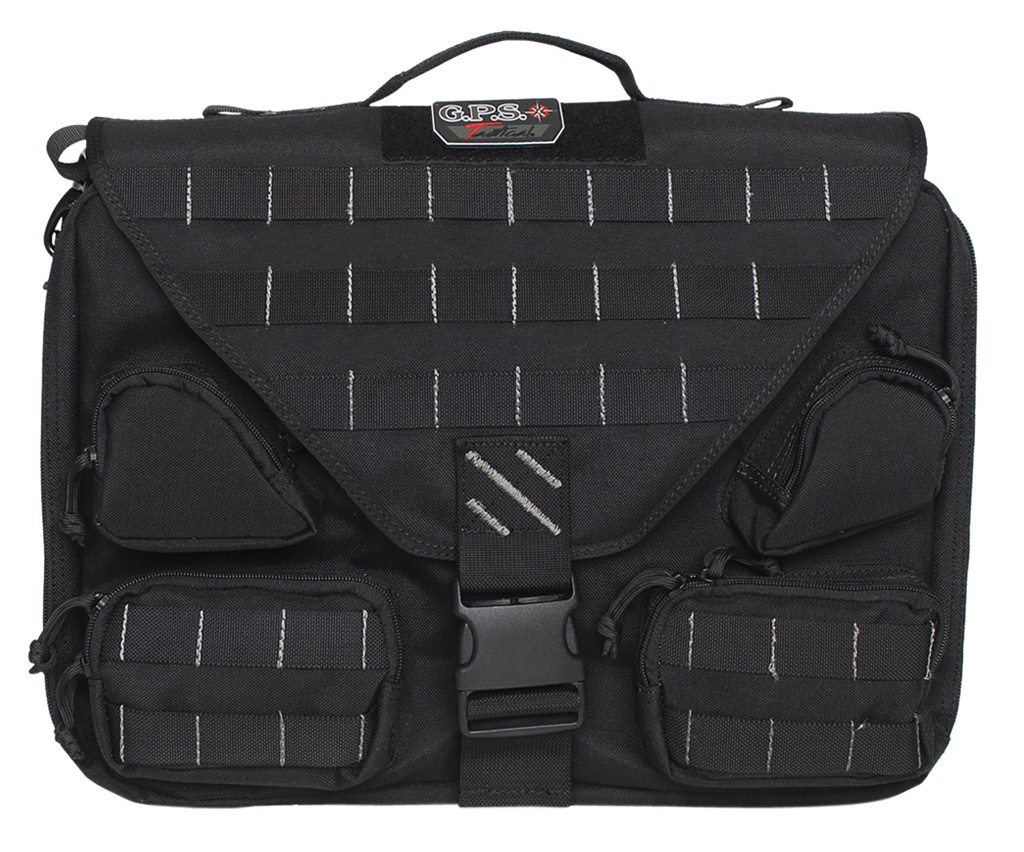 G*Outdoors GPS Bags T1350BCB Tactical Brief Case Black 1000D Polyester 1 Handgun