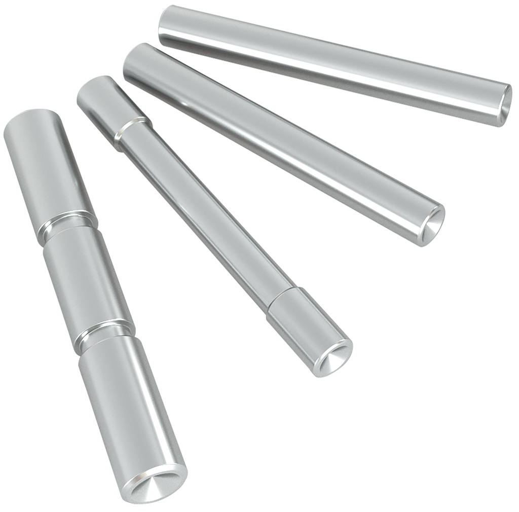 Cross Armory CRG4PSSV 4 Pin Set  Silver 4140 Steel for Most Glock Gen4
