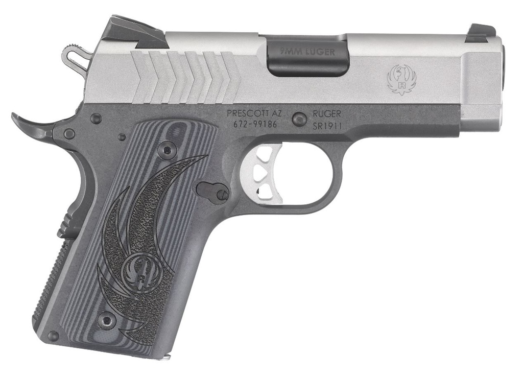 Ruger SR1911 9MM SS/ALUM 3.6" 8+1  #