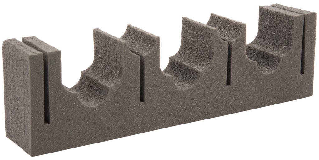 Allen 5658 Firearm & Fishing Rod Magnetic Holder Black Metal/Foam Holds 3 Rifle/Shotgun