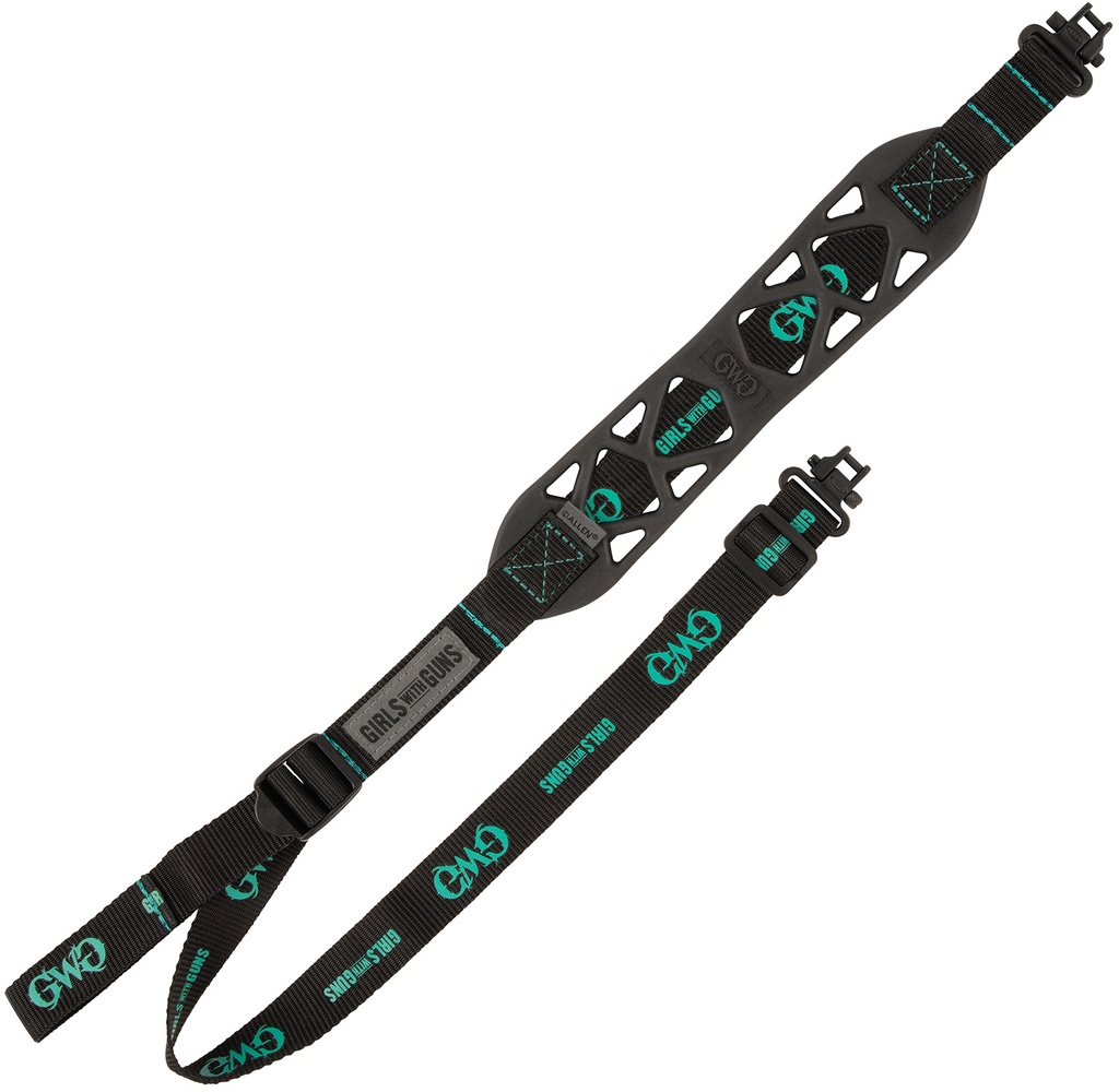 Girls With Guns 8274 Black Label  Black Rubber 22.50"-39" OAL Adjustable