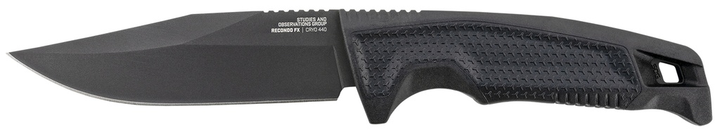 S.O.G SOG17220157 Recondo FX 4.60" Fixed Plain Satin TiNi Full Tang Cryo 440C SS Blade/ Black Overmolded GREEN Handle