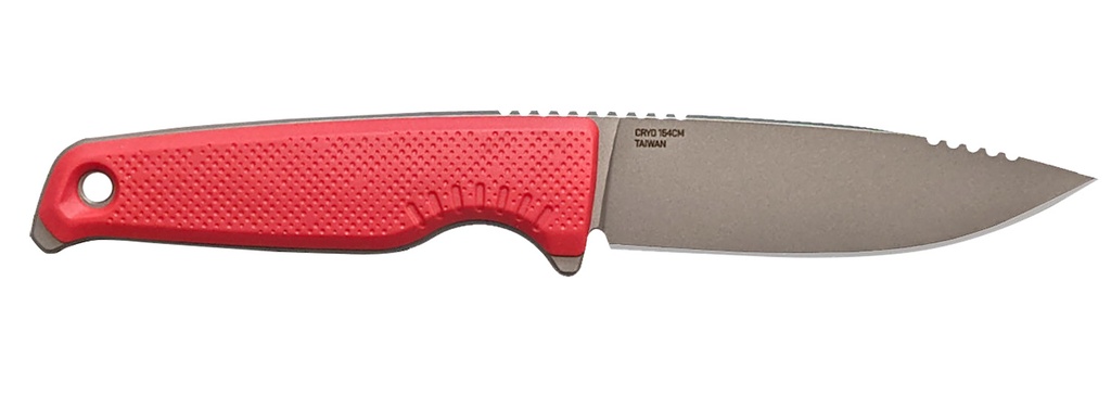 S.O.G SOG17790257 Altair FX  3.40" Fixed Clip Point Plain Satin TiCN Cryo CPM 154 SS Blade, Canyon Red GREEN Handle, Includes Sheath