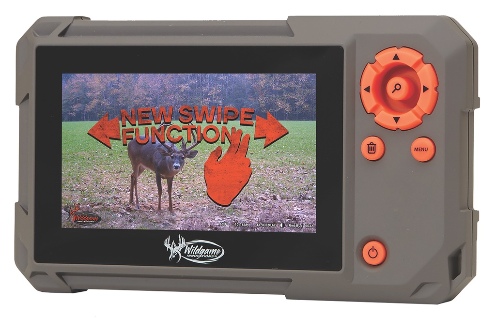 Wildgame Innovations WGIWGIVW0007 Trail Pad Swipe Gray/Orange AAA Battery Auxiliary/USB Port