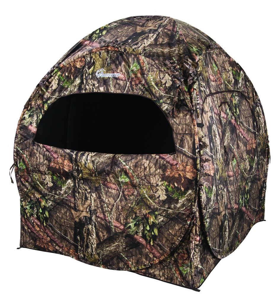 Ameristep AMSAMEBL1010 Doghouse Run & Gun Blind Mossy Oak Break-Up Country 300 Durashell Plus
